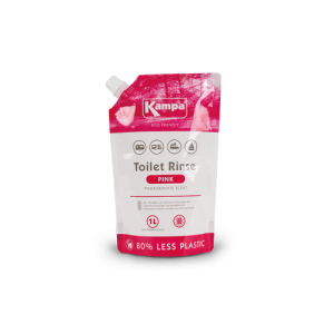 卡mpa Eco Pink Toilet Fluid Pouch 1L  - Pomegranate