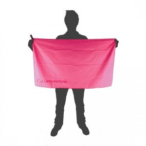 Lifeventure软纤维粉色毛巾-大号