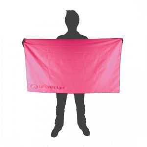 Lifeventure柔软纤维粉色X-Large毛巾