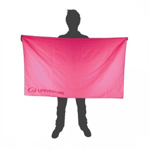 LifeVenture软纤维粉色毛巾-巨人