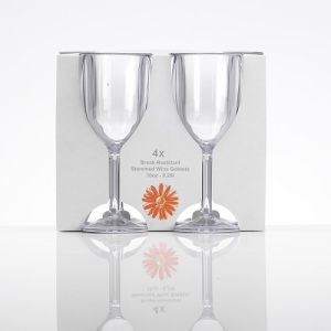 Flamefield Acrylic Wine Glasses