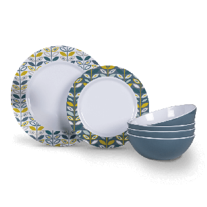 Kampa Melamine Set - Flora