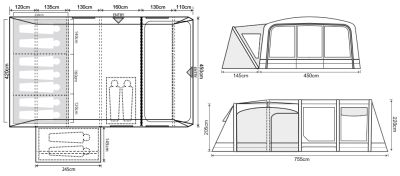 户外革命Airedale 7.0SE帐篷2023(包括足迹和衬垫)