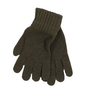 Barbour Lambswool Gloves - Green