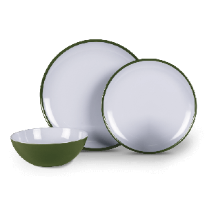 Kampa Melamine Set - Fern Green