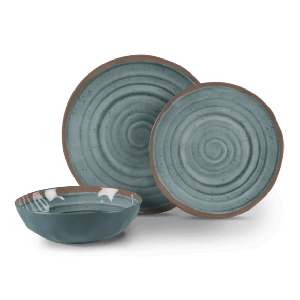 Kampa Melamine Set - Terracotta