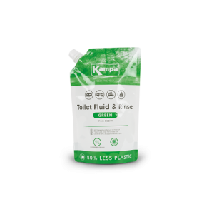 Kampa Eco Green Toilet Fluid & Rinse Pouch 1L - Pine