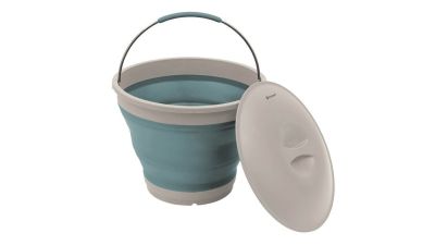外面Collaps Bucket with Lid - Classic Blue