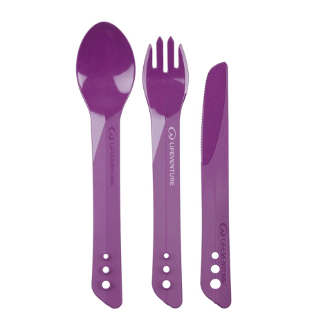 生命冒险Ellipse宿营cutlery-紫色