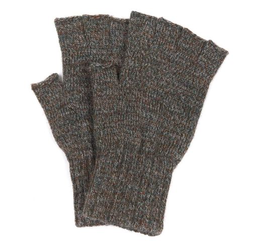 Barbour Fingerless Gloves - Olive