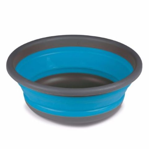康巴可折叠圆形洗碗大-蓝色