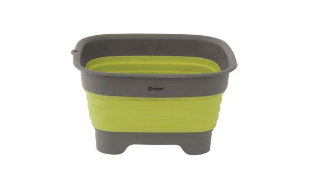 Outwell Collaps Wash Bowl With Drain - Green