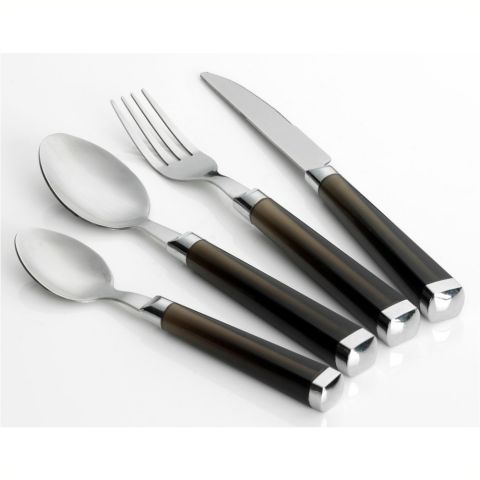 Black Cutlery Set