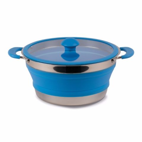 Kampa Collapsible Saucepan 3L - Blue