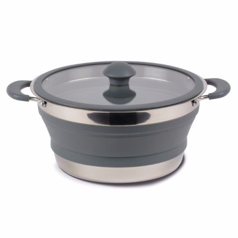 康帕Collapsible Saucepan 3L - Grey