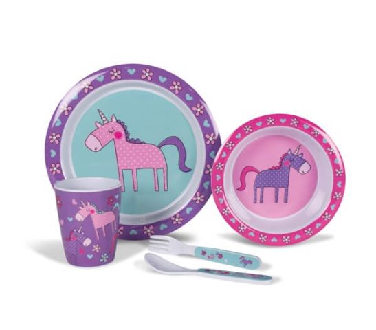 康帕Kids Melamine Set - Unicorn