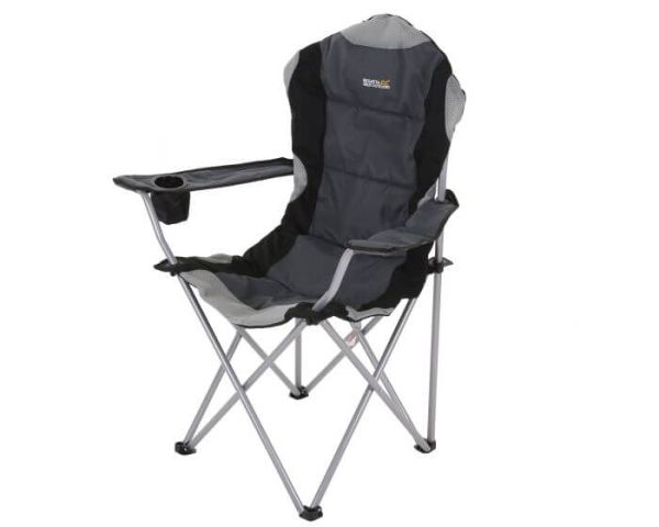 Regatta Kruza Chair - Black/Seal Grey