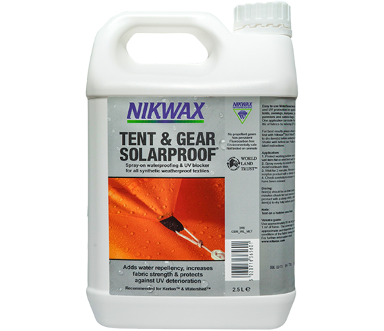 Nikwax Tent & Gear Solarproof 2.5L