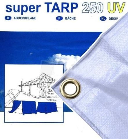Super Tarp 6 x 6m White