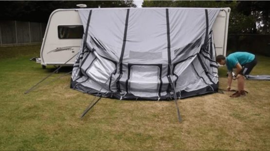 How to pack away an Inflatable Awning